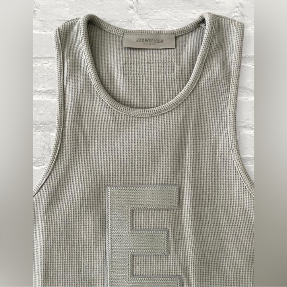 Fear of God Essentials Waffle Tank “Seal”, new with tags - Picture 7 of 10